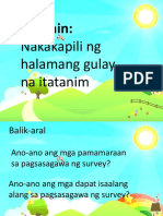 Layunin:: Nakakapili NG Halamang Gulay Na Itatanim