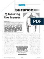 Reinsurance: Insuring The Insurer