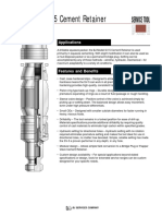 BJ Model SV-5 Cement Retainer PDF