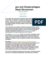 Advantages and Disadvantages of Steel Structures!: House Construction Aug 02, 2019 Monalisa Patel