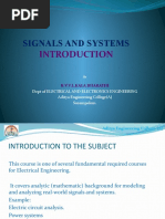 Signals and Systems: Dept of Electrical and Electronics Engineering Aditya Engineering College (A) Surampalem