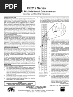 DB 212 Assembly and Mounting Instructions (Andrew)