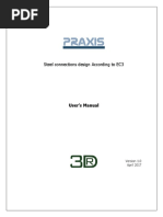 Steel Connections Design According To EC3: User's Manual