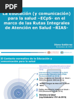 13 - Educación - Comunicación - para La SALUD