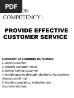 Subject For EFFECTIVE-CUSTOMER-SERVICE