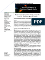 Physico-Chemical Parameters of Lentic Water Bodies From Mid-Himalayan Region (H.P.), India