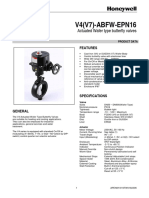 V4 (V7) - ABFW-EPN16: Actuated Wafer Type Butterfly Valves