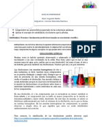 Guía Aprendizaje N°1 2° Medio (Disoluciones)