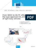 From NEDC To WLTP: Effect On The Type-Approval CO Emissions of Light-Duty Vehicles