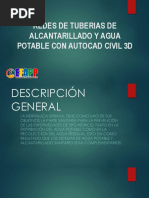 Redes de Tuberias de Alcantarillado y Agua Potable Con Autocad Civil 3D