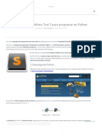 Preparando Sublime Text 3 para Programar en Python - Hackpuntes