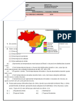 ATIVIDADE AVALIATIVA DE GEOGRAFIA 4º Ano 2º Tri 2020