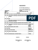 Hoja de Ruta Unidades Moviles PNP