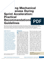 2019 DS Hicks - Improving Mechanical Effectiveness During Sprint Acceleration - Practical Recommendations and Guidelines