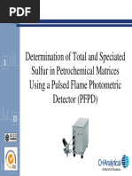 Determination of Total Sulfur by PFPD