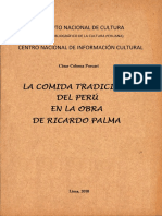 Coloma, C., - La Comida Tradicional Del Perú en La Obra de Ricardo Palma PDF