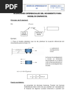 Ecuaciones Diferenciales Del Movimiento para Modelos Dinámicos