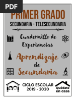 Primer Grado - Cuadernillo de Experiencias