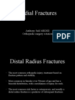 Radial Fractures: Anthony Safi MEDIII Orthopedic Surgery Rotation