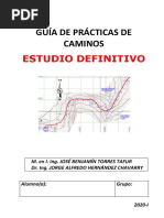 Guial de Practicas de Caminos TERCER INFORME - RUTAS (Chachapoyas) Digital PDF