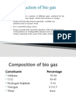 Introduction of Bio Gas