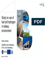 Study On Use of Fuel Cell Hydrogen in Railway Environment