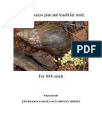 A Snail Business Plan and Feasibility Study (1000snails)