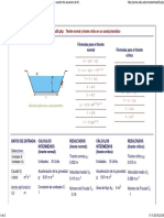 Fórmulas para El Tirante Normal Fórmulas para El Tirante Crítico