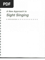 BERKOWITZ, SOL & OTHERS. A New Approach To Sight Singing, Fifth Edition PDF