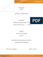 Actividad 3 Costos Excel