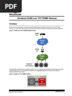 Serialized DLMS Over TCP PRIME Gateway