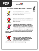 Que Hacer en Caso de Accidente Laboral