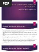 Agarwal Automobiles: Inventory Management