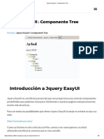 Jquery EasyUI Componente Tree