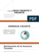 Herencia Yacente y Vacante Expo