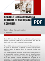 Grandes Educadores de La Historia de América Latina