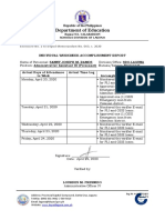 SANNY JOSEPH RAMOS - Apr. 20 - Apr. 24 Individual Workweek Accomplishment Report