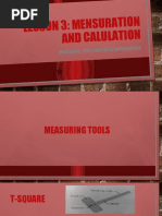 Lesson 3: Mensuration and Calulation: Measuring Tools and Trade Mathematics