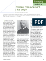 Origin of The South African Measurement System