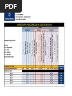 Matriz para La Maduracion de Ideas