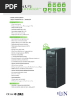 BB Series UPS: "Three Level Inverter" "Digital Power Factor Correction"