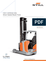 FM-X Technical Data Driver Seated Reach Truck