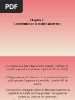 Chapitre I-Constitution Des Sociétés