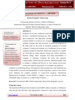 Co-Processed Excipients - A Review: Volume 3, Issue 3, 3863-3885. Review Article ISSN 2277 - 7105