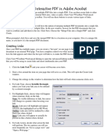 Making An Interactive PDF in Adobe Acrobat