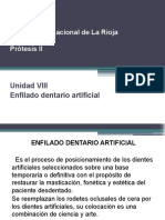 Unidad VIII Enfilado Dentario Artificial