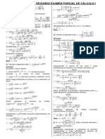 Solucionario Del Segundo Examen Parcial de Cálculo I: 1) Calcular El Siguiente Límite