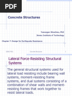 Concrete Structures: Temesgen Wondimu, PHD Jimma Institute of Technology Chapter 7: Design For Earthquake Resistance