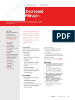 Increased & Decreased Blood Urea Nitrogen