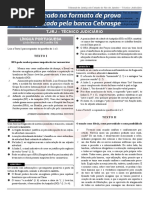 2º Simulado TJRJ Téc Jud - FOLHA DE RESPOSTAS 15-02